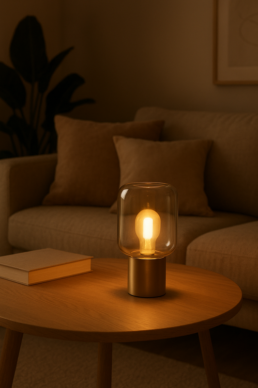 Lampe d’ambiance “Luna Glow” – Éclairez vos moments de douceur